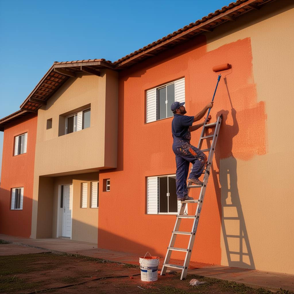 Pintura de fachada externa